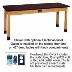 Laminate Maple Science Table (24'' D X 54'' W)