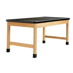 Laminate Top, Hardwood Science Table (42'' D X 72'' W)