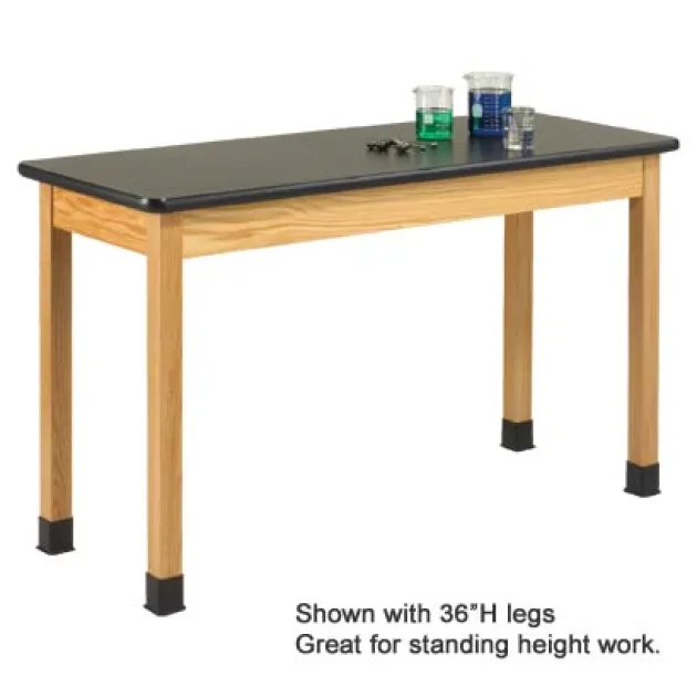 Laminate Top, Hardwood Science Table (24'' D X 54'' W)