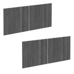 2 Lateral Files w/ 4 Door Hutch / Insert (71'' x 22'')
