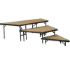 3 Level Portable Hardwood Stage Pie Set by NPS