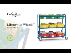 Library on Wheels Storage Cart