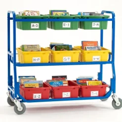 Library on Wheels Storage Cart