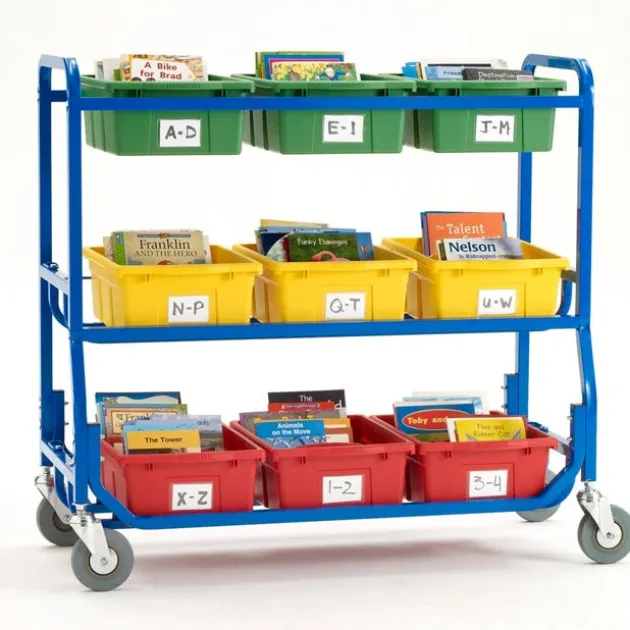 Library on Wheels Storage Cart
