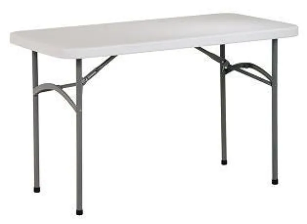 Lightweight Plastic Resin Folding Table (24'' X 48'')