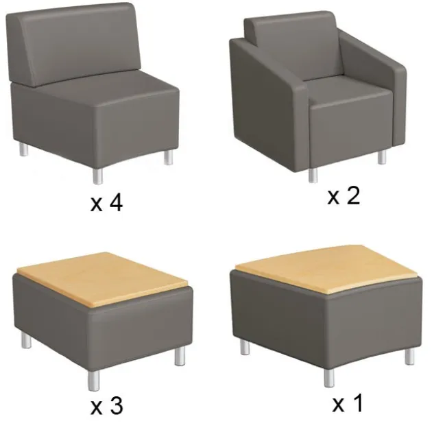 Lounge A Modular Soft Seating Package