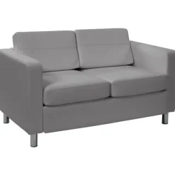 Lux Faux Leather Love Seat