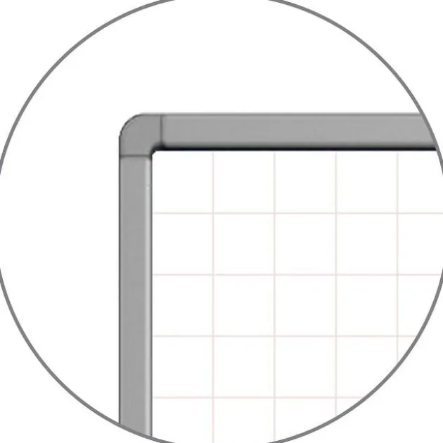 Magnetic Ghost Grid Whiteboard (48'' x 36'')