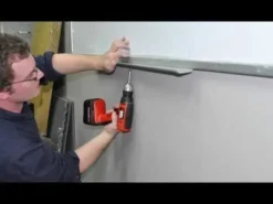 Magnetic Wall-Mounted Whiteboard for Music (72'' x 48'')