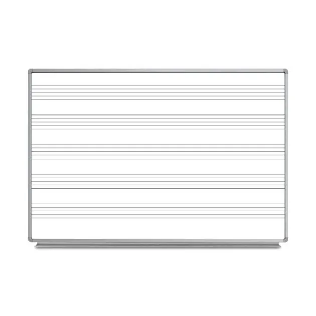 Magnetic Wall-Mounted Whiteboard for Music (72'' x 48'')