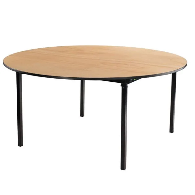 Max Seating Round Particle Board Folding Tables by NPS