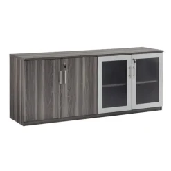 Medina Low Cabinet Credenza w/ Glass Door
