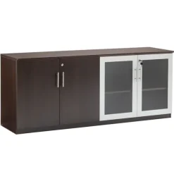 Medina Low Cabinet Credenza w/ Glass Door