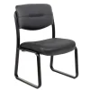 Merit Collection Armless Guest Chair w/ Sled Base