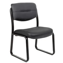 Merit Collection Armless Guest Chair w/ Sled Base