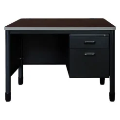 Mesa Series Steel Single Pedestal Teacher Desks