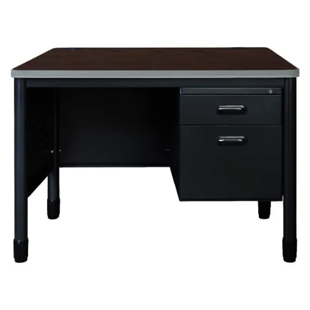 Mesa Series Steel Single Pedestal Teacher Desks