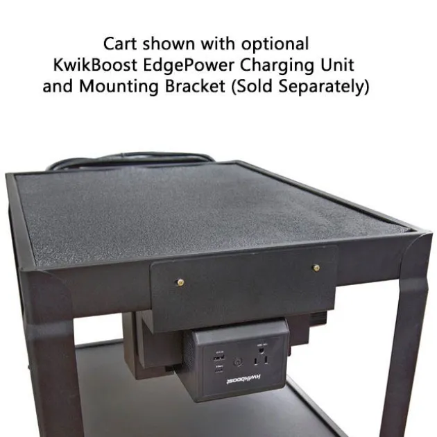 Metal Utility Cart w/ Cabinet & Electrical Assembly