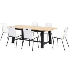 Midtown Table and Jive Stack Chairs Package
