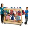 Mobile Backpack Cart with Cubbie Trays