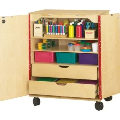 Mobile Classroom Supply Cabinets