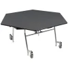 Mobile EasyFold Tables with Hexagon Top