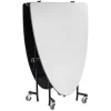 Mobile Elliptical Cafeteria Tables
