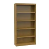Mobile Laminate Bookcase with Shelves