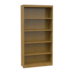 Mobile Laminate Bookcase with Shelves
