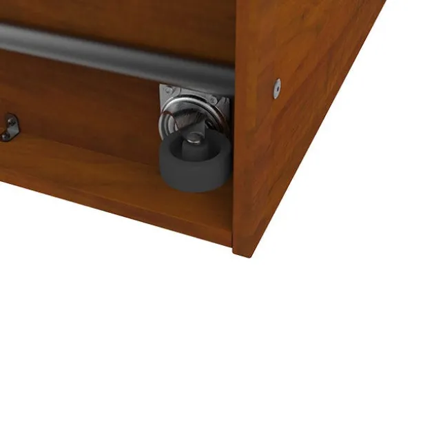 Mobile Laminate Bookcase with Shelves