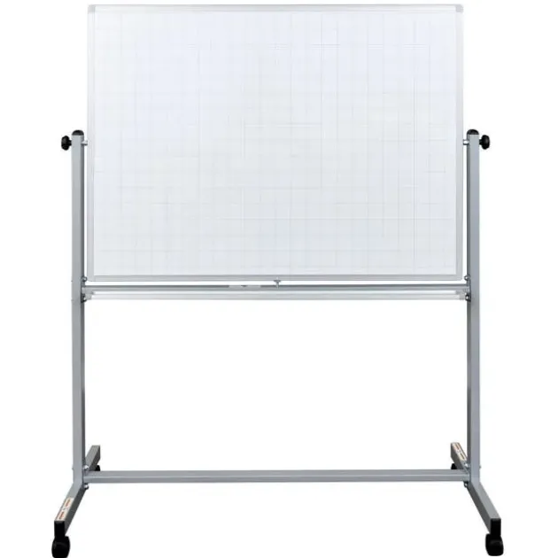 Mobile Magnetic Double-Sided Ghost Grid Whiteboards