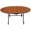 Mobile Shape EasyFold Tables w/ Oval Top