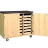 Mobile Tote Tray Storage