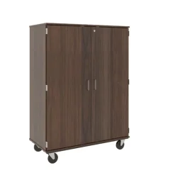 Mobile Wardrobe/Shelf Combo Storage Unit