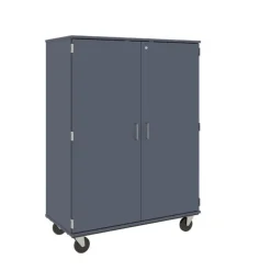 Mobile Wardrobe/Shelf Combo Storage Unit
