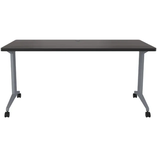 Modern Teacher T-Leg Table Desk w/ Casters - 60” W x 24” D