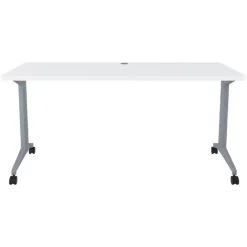 Modern Teacher T-Leg Table Desk w/ Casters - 60” W x 24” D