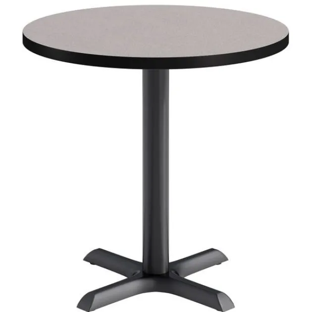 Mode Round Cafe Table w/ Black X-Base