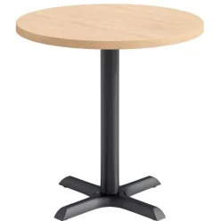 Mode Round Cafe Table w/ Black X-Base