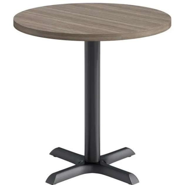 Mode Round Cafe Table w/ Black X-Base