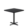 Mode Square Counter Height Cafe Table w/ Black X-Base
