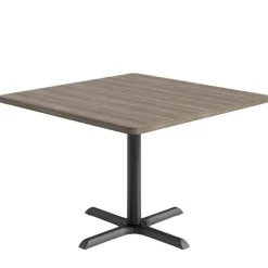 Mode Square Counter Height Cafe Table w/ Black X-Base