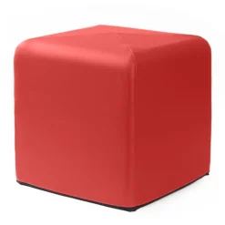 Monroe Vinyl Cube Ottoman
