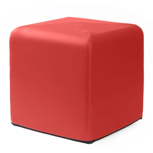 Monroe Vinyl Cube Ottoman