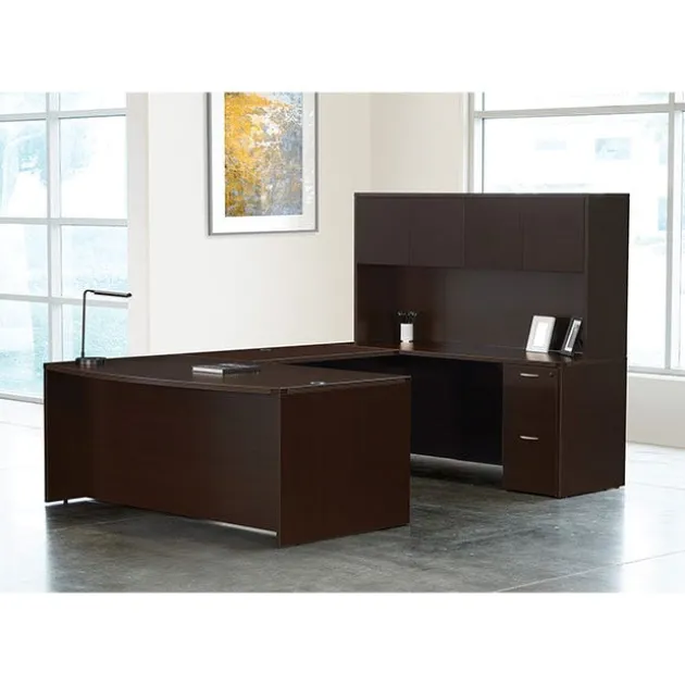 Napa U-Shaped Office Suite with Hutch