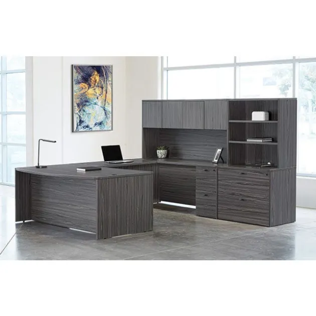 Napa U-Shaped Office Suite with Hutch & Bookcase