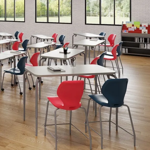 Numbers High Range Two-Student Desks