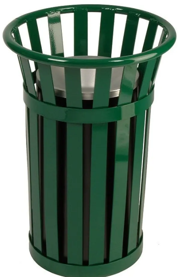 Oakley Collection Slatted Urn Basket