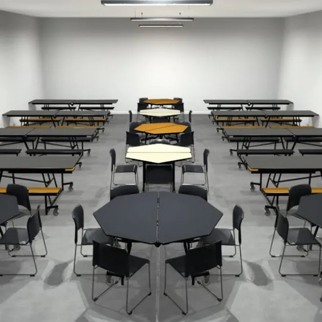 Octagon Mobile Tables