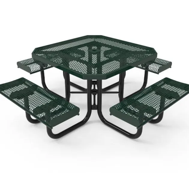 Octagon Rolled Edge Portable Picnic Tables